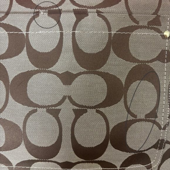 Rare Coach Chrysanthemum Signature Large Tote